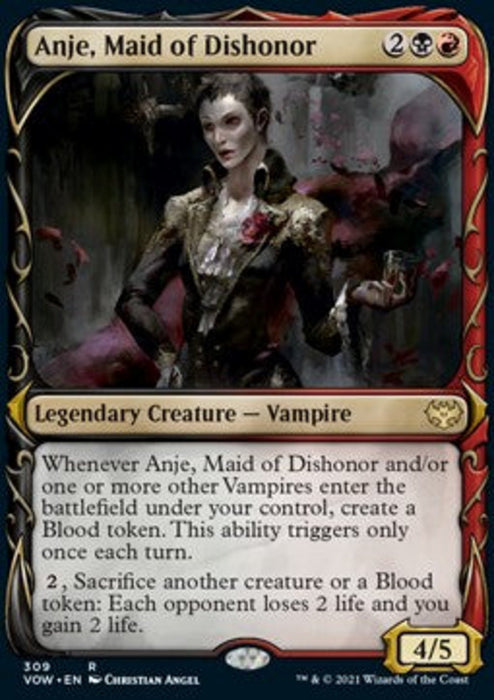 Anje, Maid of Dishonor XVOW-309 Rare Englisch