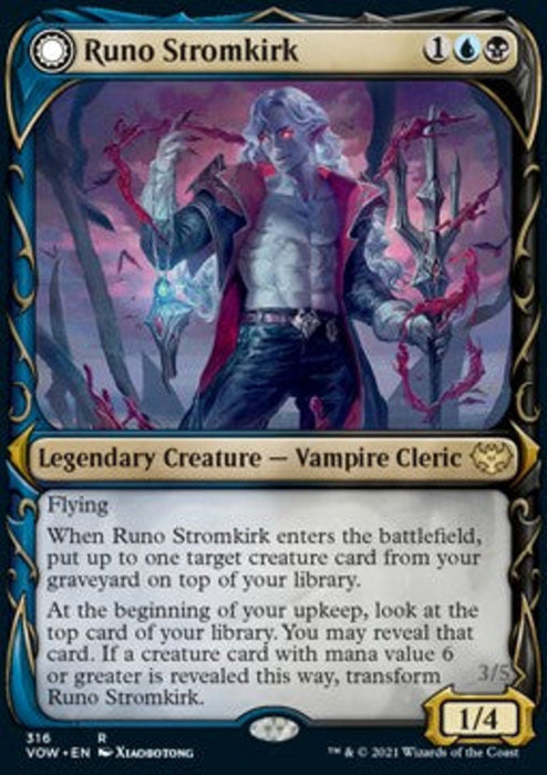 Runo Stromkirk // Krothuss, Lord of the Deep (V.1) XVOW-316 Rare Englisch