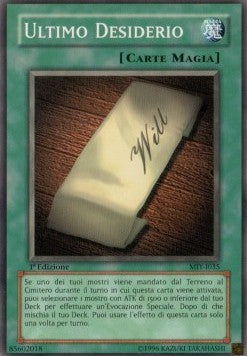 card of last will yugioh Yugioh Last Will MIY-IT035 Common Italienisch kaufen — ReCollectibles
