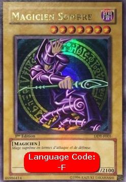 Dark Magician (V.1) DDY-FRF005 Ultra Rare Französisch