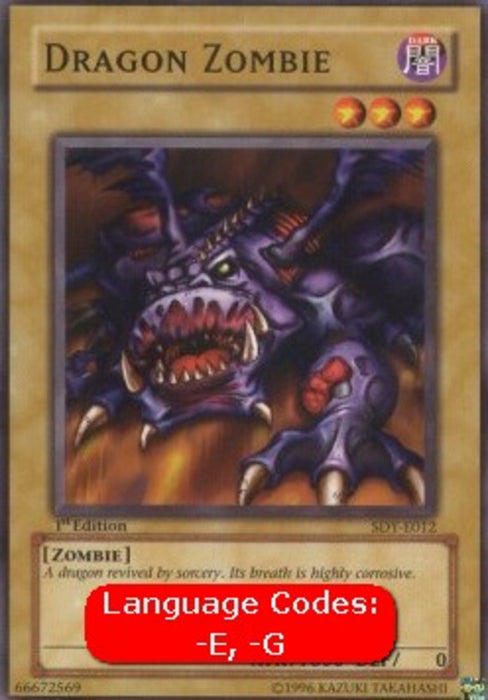 Dragon Zombie (V.1) SDY-EN012 Common Englisch