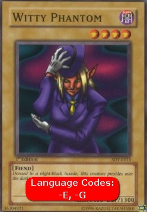 Witty Phantom (V.1) SDY-EN015 Common Englisch