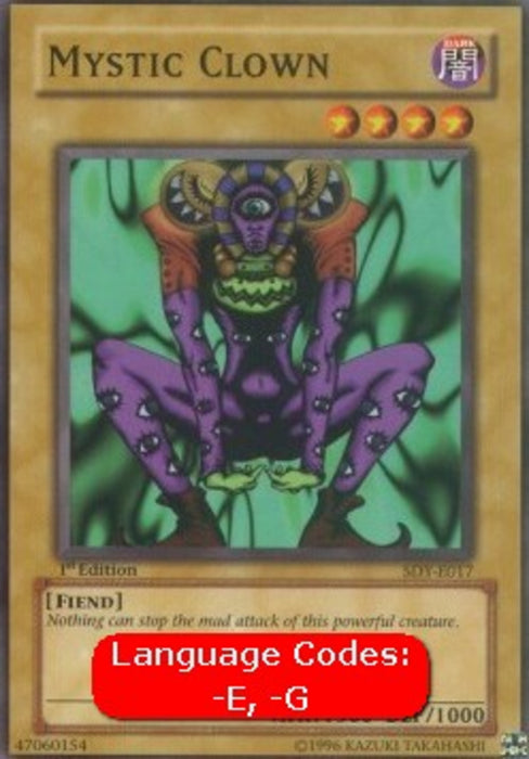 Mystic Clown (V.1) SDY-EN017 Common Englisch