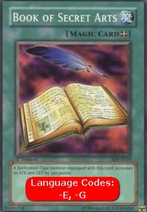 Book of Secret Arts (V.1) SDY-EN019 Common Englisch