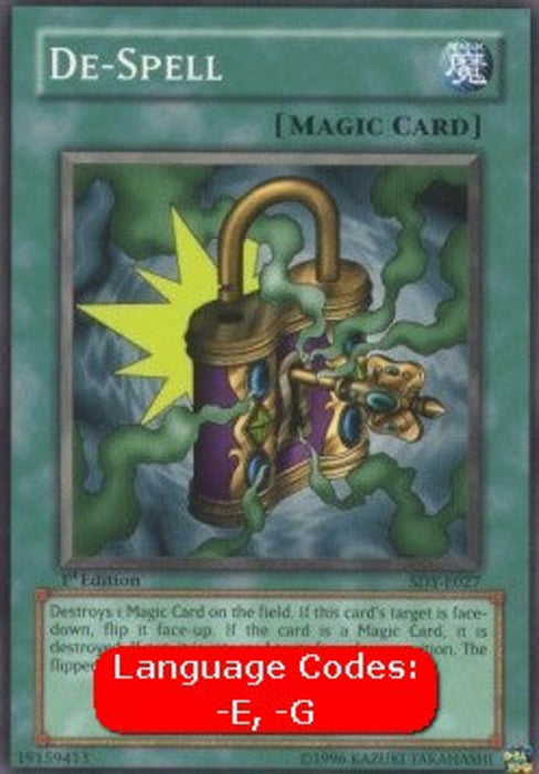 De-Spell (V.1) SDY-EN027 Common Englisch