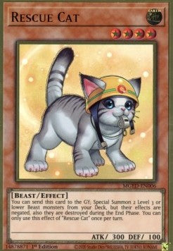 Rescue Cat (V.2) MGED-EN006 Premium Gold Rare Amerikanisch
