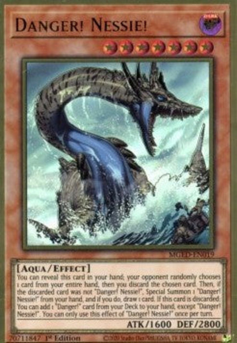 Danger! Nessie! MGED-EN019 Premium Gold Rare Englisch