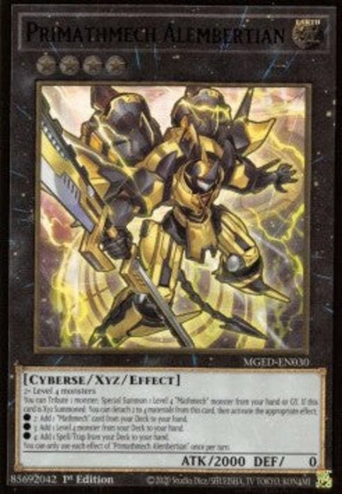 Primathmech Alembertian MGED-EN030 Premium Gold Rare Englisch
