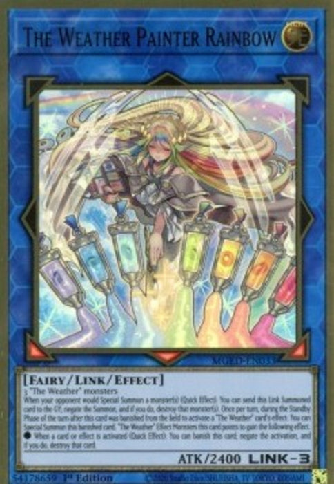 The Weather Painter Rainbow MGED-EN033 Premium Gold Rare Englisch