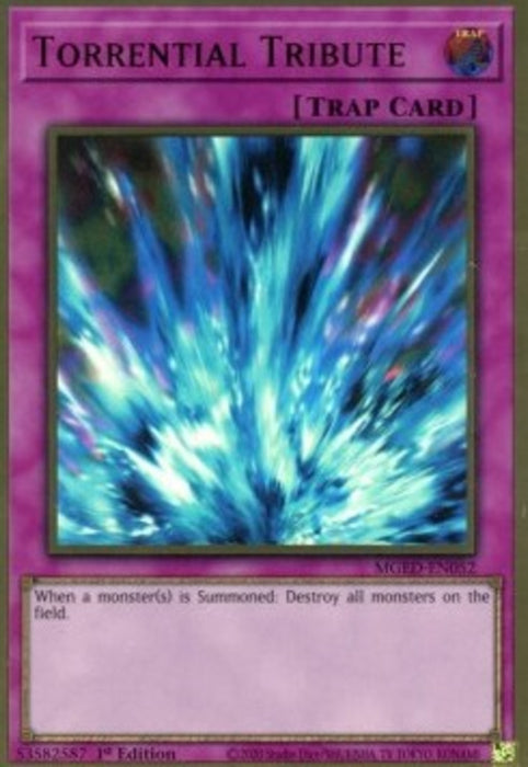 Torrential Tribute MGED-EN052 Premium Gold Rare Englisch
