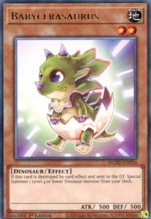 Babycerasaurus MGED-EN056 Rare Englisch