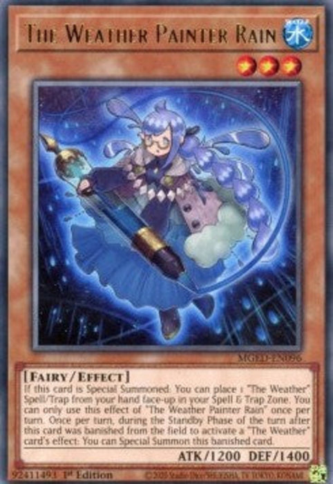 The Weather Painter Rain MGED-EN096 Rare Englisch