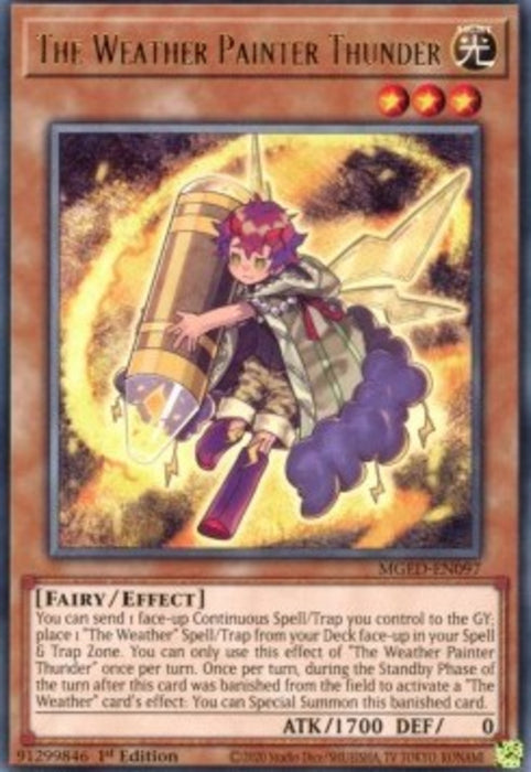 The Weather Painter Thunder MGED-EN097 Rare Englisch