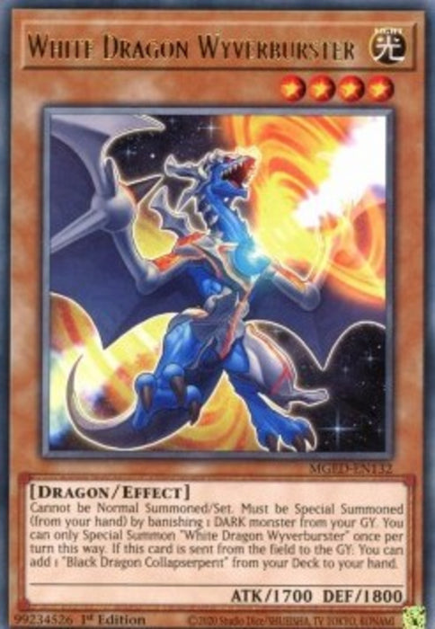 White Dragon Wyverburster MGED-EN132 Rare Englisch