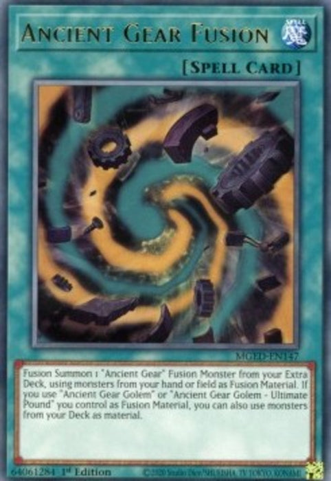 Ancient Gear Fusion MGED-EN147 Rare Englisch