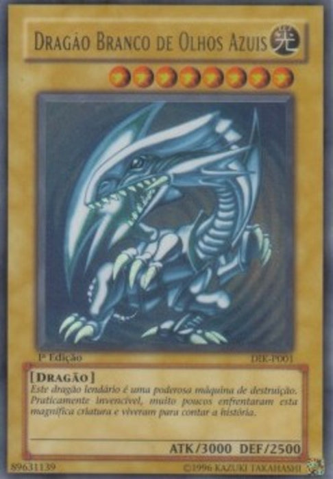 Blue-Eyes White Dragon DIK-PT001 Ultra Rare Portugiesisch