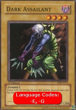 Dark Assailant (V.1) SDK-EN014 Common Englisch