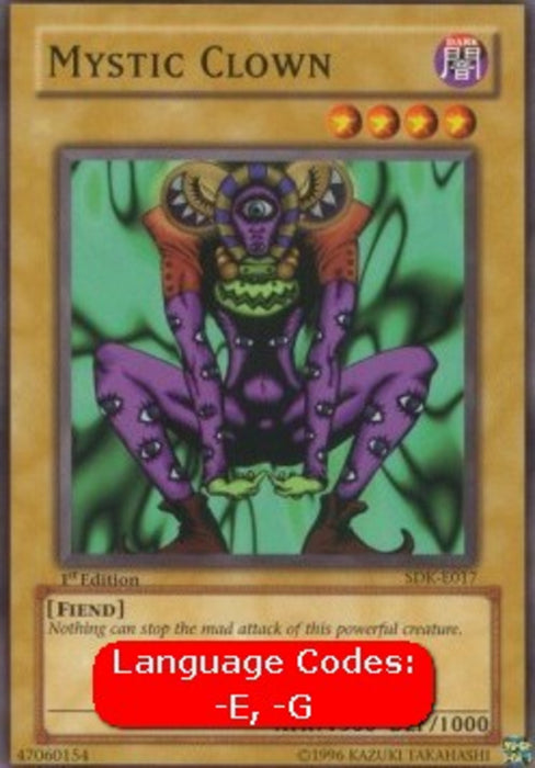Mystic Clown (V.1) SDK-EN017 Common Englisch