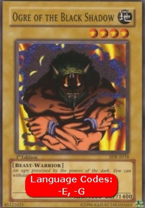 Ogre of the Black Shadow (V.1) SDK-EN018 Common Englisch