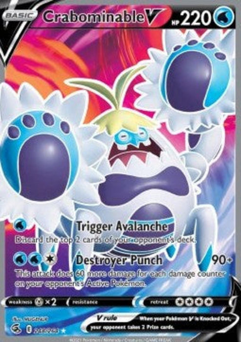 Crabominable V FST-248 Ultra Rare Englisch