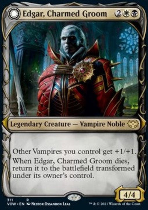 Edgar, Charmed Groom // Edgar Markov's Coffin (V.1) XVOW-311 Rare Englisch