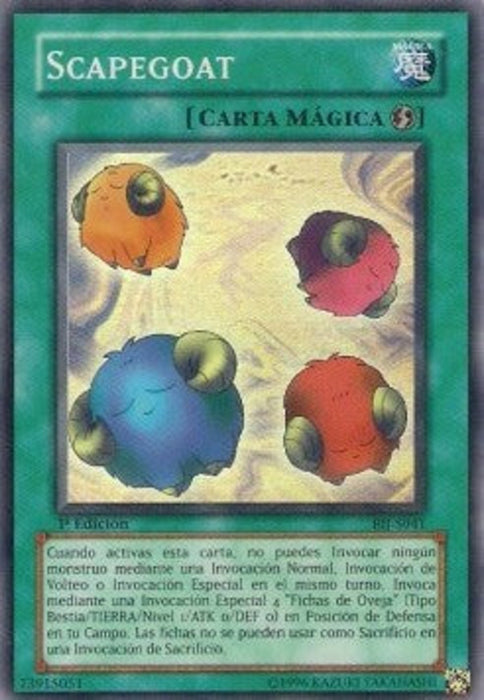 Scapegoat BIJ-SP041 Super Rare Spanisch