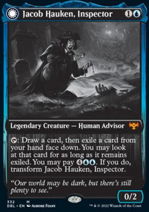 Jacob Hauken, Inspector // Hauken's Insight DBL-332 Mythic Englisch