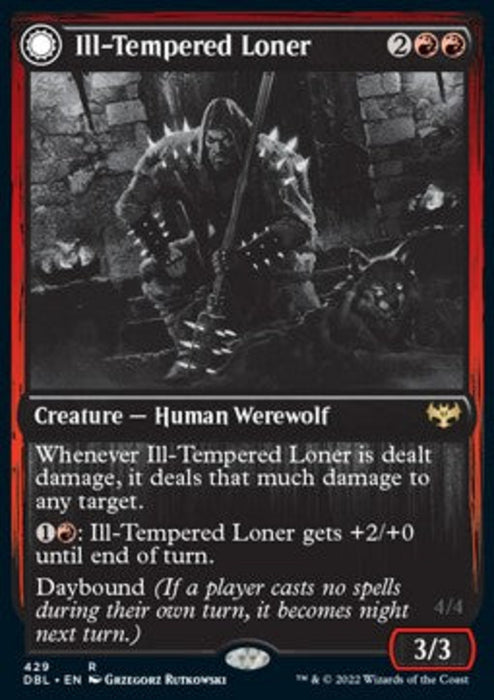 Ill-Tempered Loner // Howlpack Avenger DBL-429 Rare Englisch