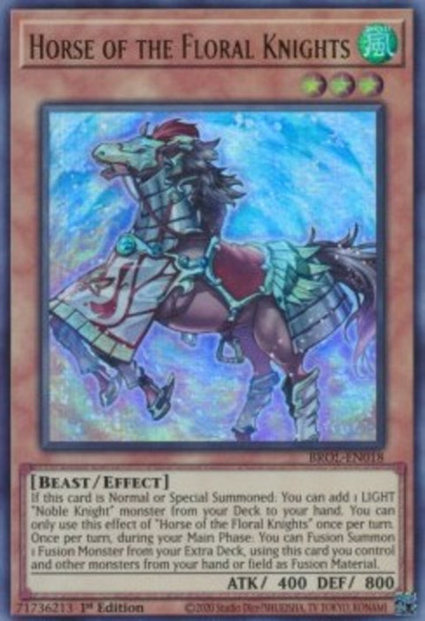 Horse of the Floral Knights BROL-EN018 Ultra Rare Englisch
