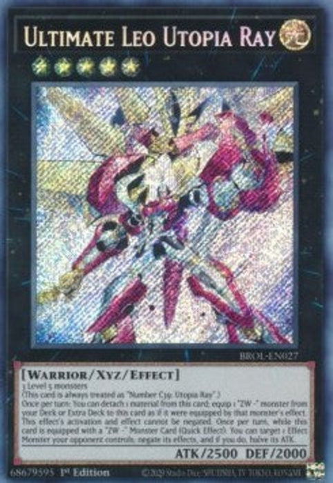 Ultimate Leo Utopia Ray BROL-EN027 Secret Rare Englisch