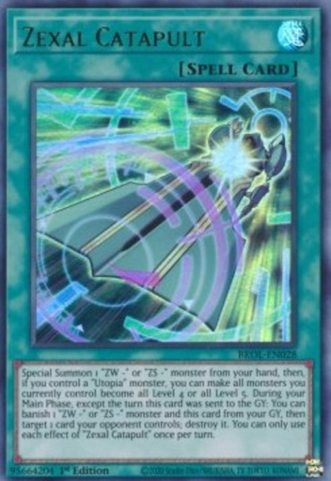 Zexal Catapult BROL-EN028 Ultra Rare Englisch