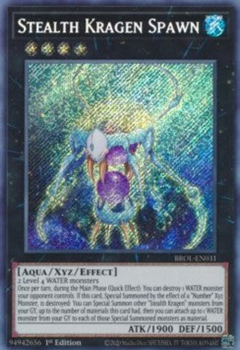 Stealth Kragen Spawn BROL-EN031 Secret Rare Englisch