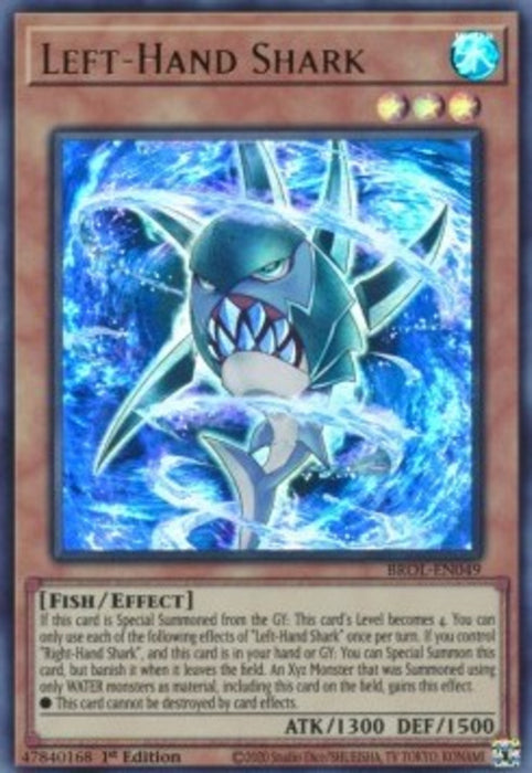 Left-Hand Shark BROL-EN049 Ultra Rare Englisch