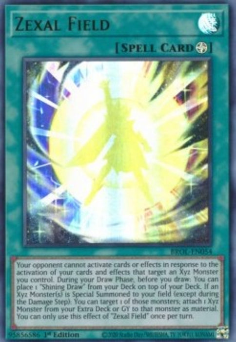 Zexal Field BROL-EN054 Ultra Rare Englisch