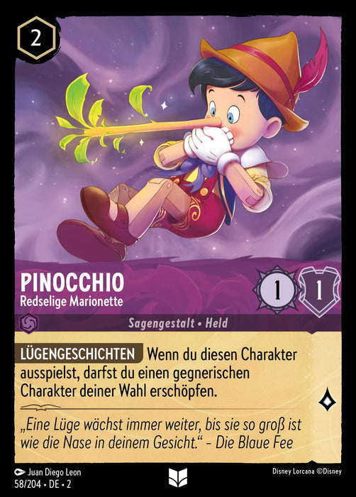 Pinocchio - Redselige Marionette 2ROF-058 Uncommon Deutsch