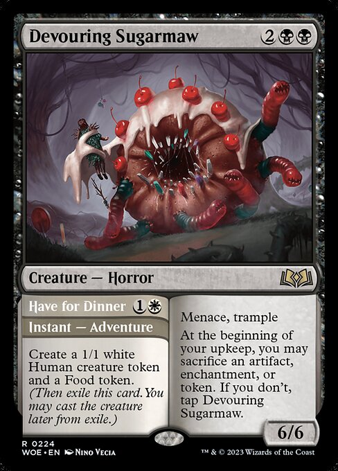 Devouring Sugarmaw // Have for Dinner - Back Face