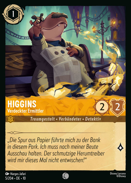 Higgins - Verdeckter Ermittler 10WHI-005 Common Deutsch