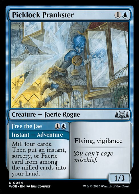Picklock Prankster // Free the Fae - Back Face