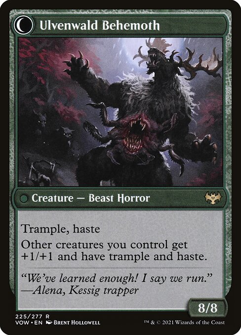 Ulvenwald Oddity // Ulvenwald Behemoth - Back Face