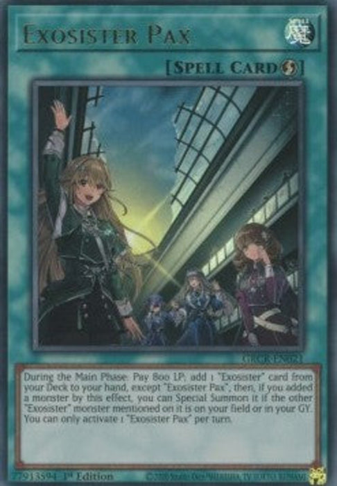 Exosister Pax (V.1) GRCR-EN021 Ultra Rare Englisch