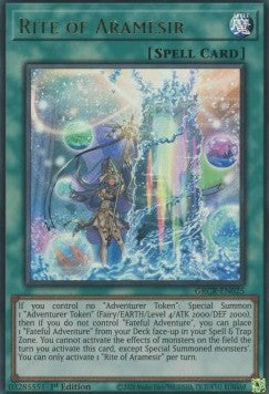 Rite of Aramesir (V.1) GRCR-EN025 Ultra Rare Englisch