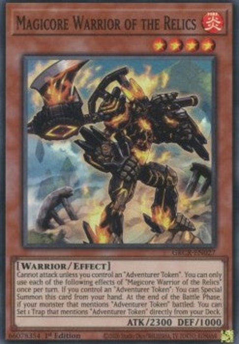 Magicore Warrior of the Relics GRCR-EN027 Super Rare Englisch