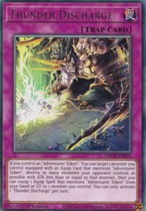 Thunder Discharge GRCR-EN035 Rare Englisch