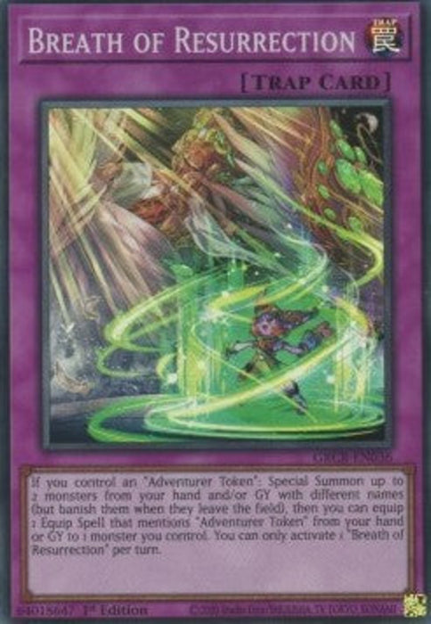 Breath of Resurrection GRCR-EN036 Super Rare Englisch