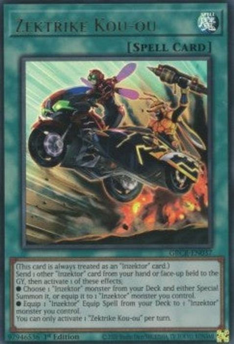 Zektrike Kou-ou (V.1) GRCR-EN037 Ultra Rare Englisch