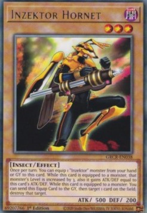 Inzektor Hornet (V.1) GRCR-EN038 Rare Englisch