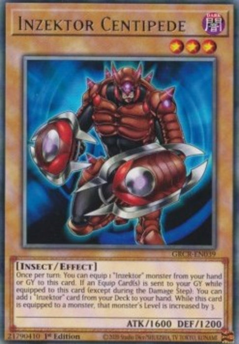 Inzektor Centipede GRCR-EN039 Rare Englisch