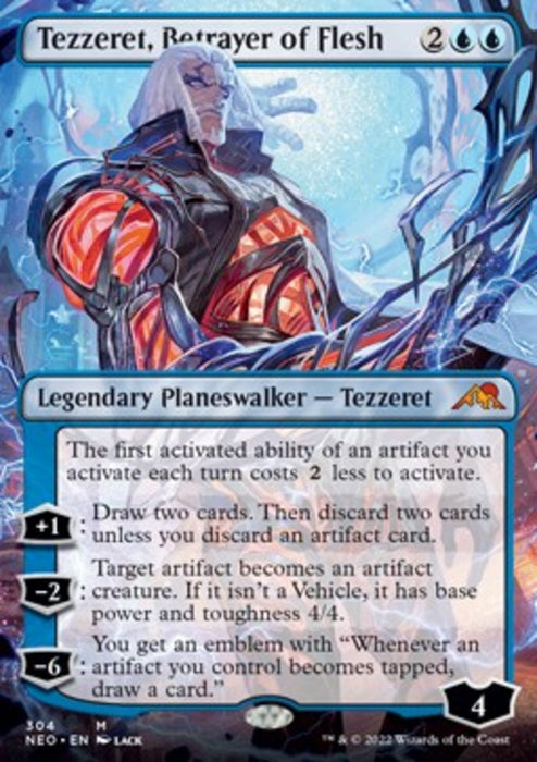Tezzeret, Betrayer of Flesh (V.1) XNEO-304 Mythic Englisch