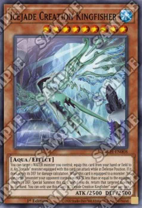 Icejade Creation Kingfisher BACH-EN008 Super Rare Englisch