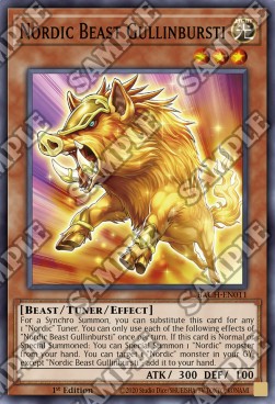 Nordic Beast Gullinbursti BACH-EN011 Super Rare Englisch